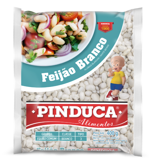 Alimentos Pinduca - FEIJÃO BRANCO 400G