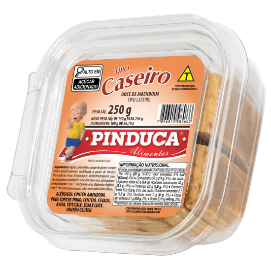 Alimentos Pinduca - DOCE DE AMENDOIM TIPO CASEIRO