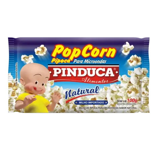 Alimentos Pinduca - PIPOCA DE MICROONDAS NATURAL 100G