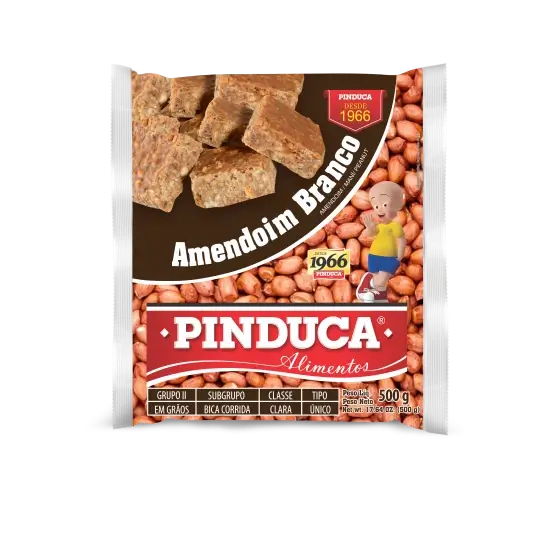 Alimentos Pinduca - AMENDOIM BRANCO 500G