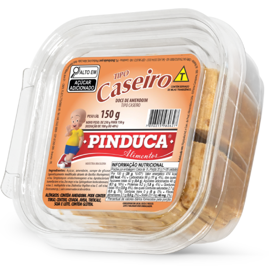 Alimentos Pinduca - DOCE DE AMENDOIM TIPO CASEIRO