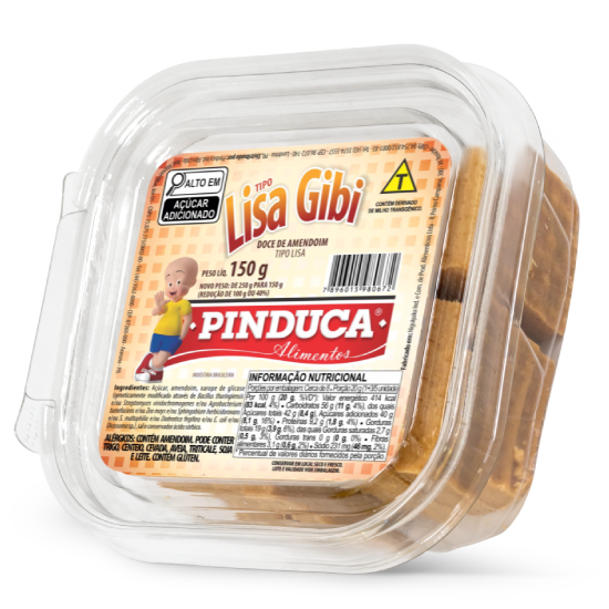 Alimentos Pinduca - DOCE DE AMENDOIM TIPO LISA GIBI