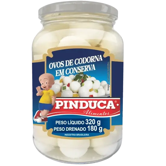 Alimentos Pinduca - OVO DE CODORNA EM CONSERVA 180G