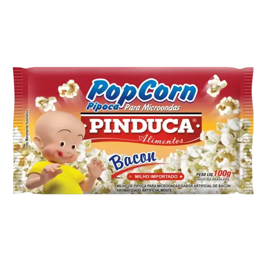 Alimentos Pinduca - PIPOCA DE MICROONDAS BACON 100G
