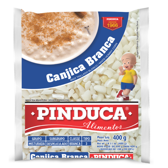Alimentos Pinduca - CANJICA BRANCA 400G