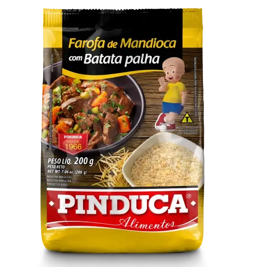 Alimentos Pinduca - FAROFA COM BATATA PALHA 200G