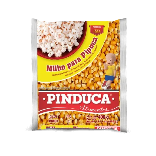 Alimentos Pinduca - MILHO PARA PIPOCA 400G