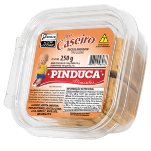 Alimentos Pinduca - DOCE DE AMENDOIM TIPO CASEIRO