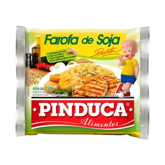 Alimentos Pinduca - FAROFA DE SOJA  250G