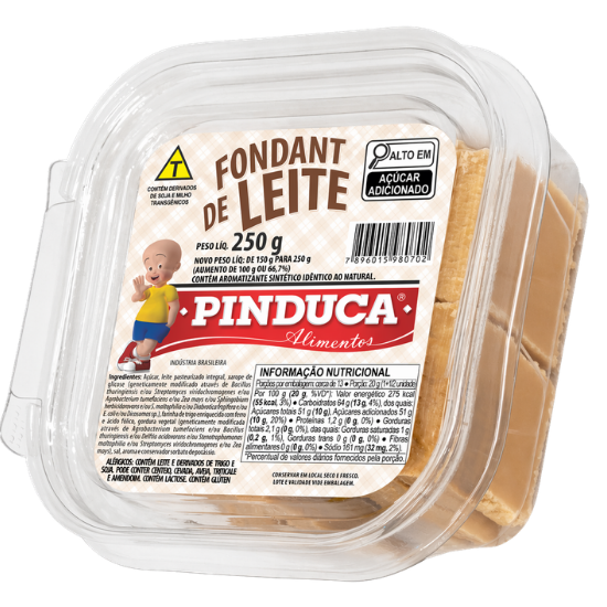 Alimentos Pinduca - FONDANT DE LEITE