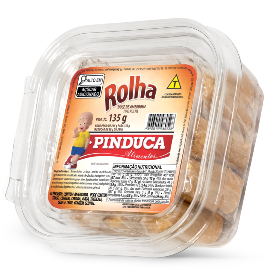 Alimentos Pinduca - DOCE DE AMENDOIM TIPO ROLHA