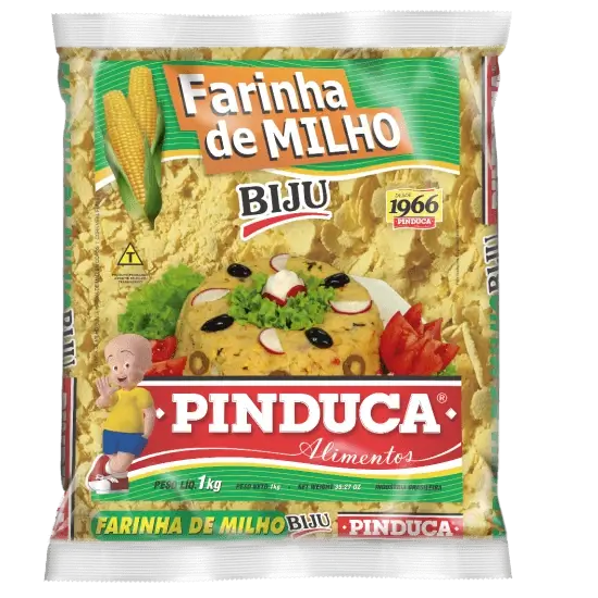 Alimentos Pinduca - FARINHA BIJU DE MILHO 1KG