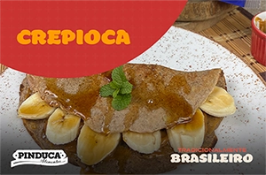 Alimentos Pinduca - Crepioca de banana nutritiva!
