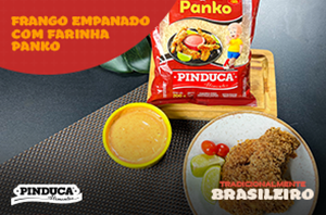 Alimentos Pinduca - Filé de Frango Empanado com Farinha Panko