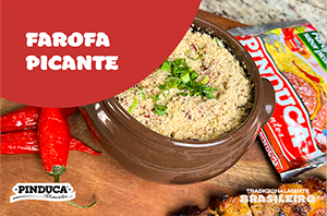 Alimentos Pinduca - Farofa de Carne-Seca Crocante