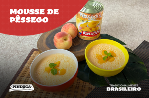 Alimentos Pinduca - Mousse de pêssego super cremoso!
