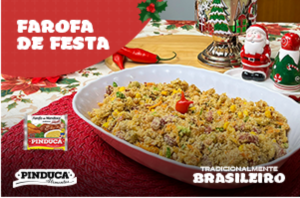 Alimentos Pinduca - Farofa de Natal Tradicional Brasileira!
